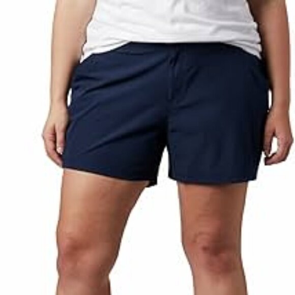 BNWT J. CREW shorts, Size 16, Plus size, 5" Stretch Navy blue Chino Shorts - Picture 1 of 7